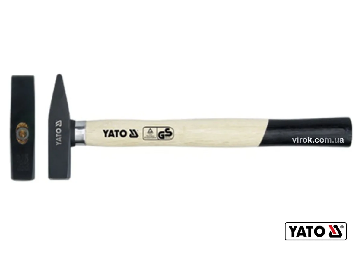 Молоток слюсарний: m=400 г, L=310 мм, YATO