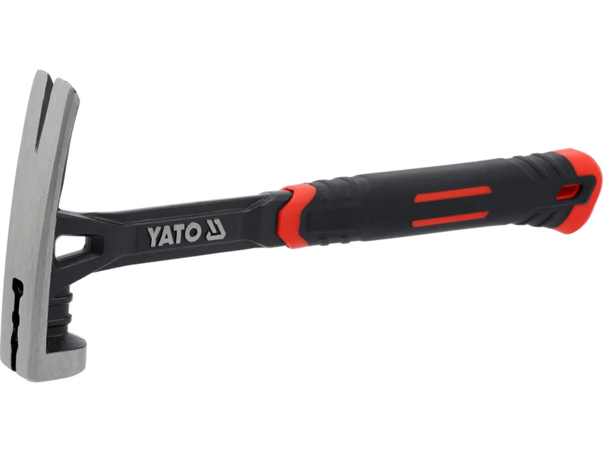 Молоток сталевий монолітний з цвяходером, m= 500 г, YATO