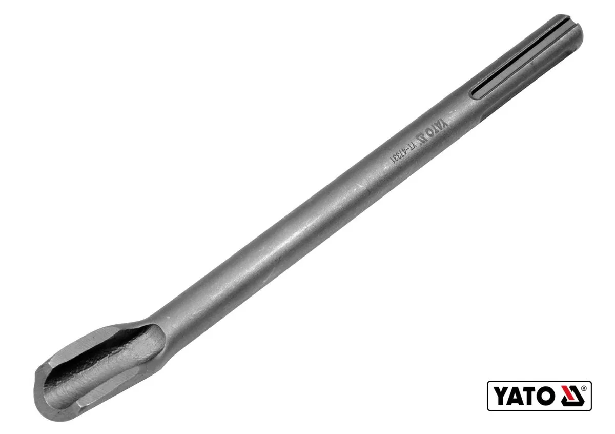 Долото півкругле для штроб: SDS-Max, L= 330 мм, w= 26 мм, YATO