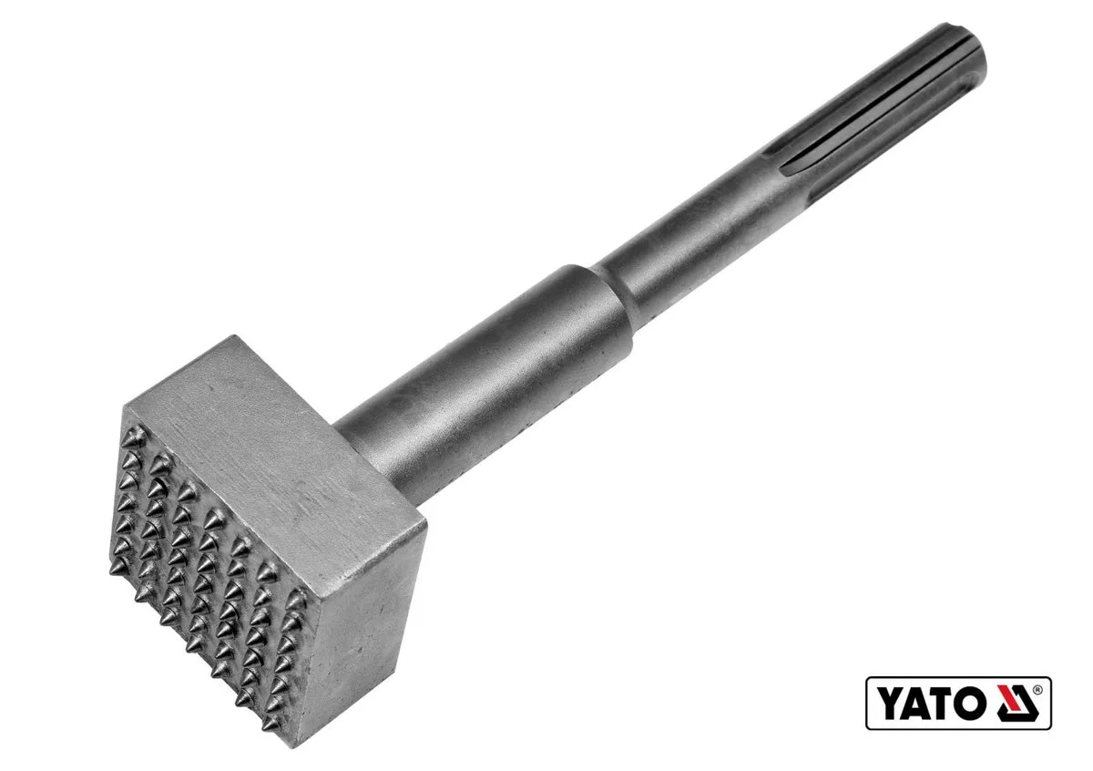 Долото-бучарда для вирівнювання поверхні бетона: SDS-Max, L= 240 мм, стопа- 60×60 мм, YATO