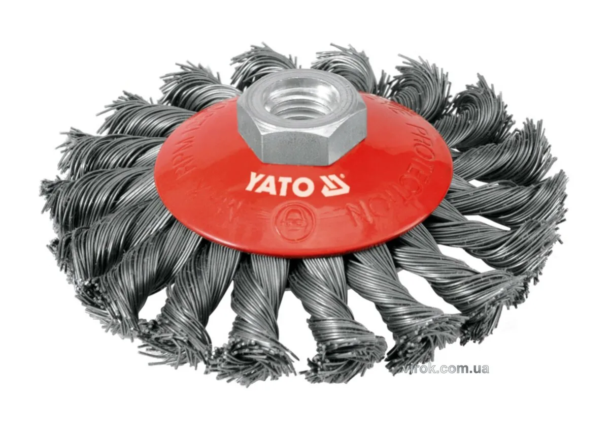 Щітка крацовка YATO дискова