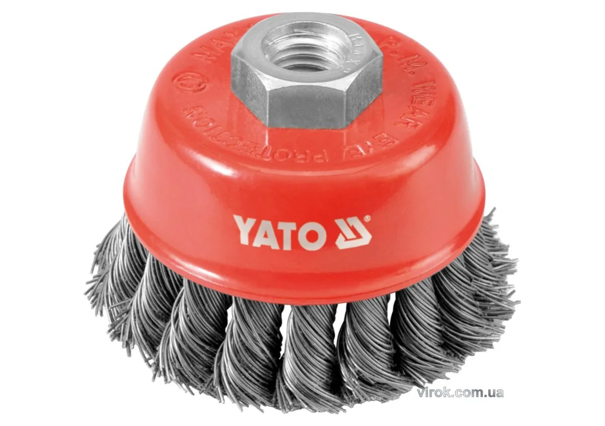 Щітка крацовка YATO *чашка