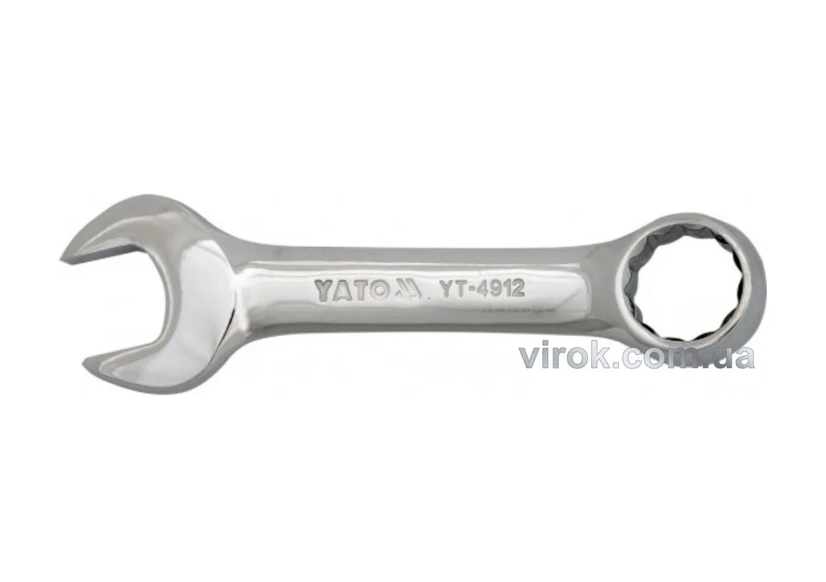 Ключ ріжково накидний: CrV, М= 8 мм, L= 91 мм, YATO