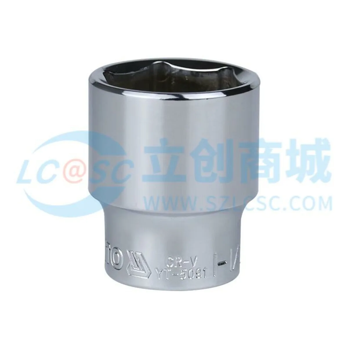 Головка торцева: квадрат 1/2" х 1-1/16", L= 43 мм, з хром-ванадію, YATO
