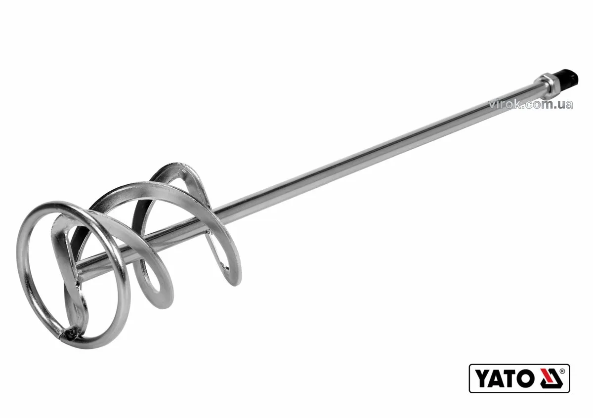 Міксер для буд. сумішей оцинкований: Ø100×600 мм, M14, max 10-20 кг, YATO