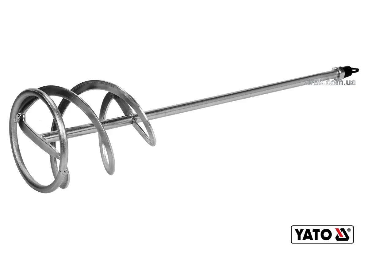 Міксер для буд. сумішей оцинкований: Ø135×600 мм, M14, max 20-30 кг, YATO