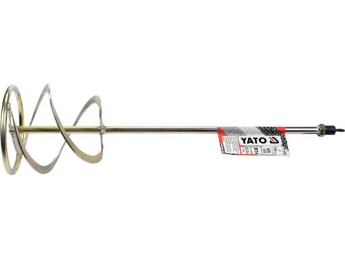 Міксер для буд.сумішей оцинкований: Ø=160×600 мм, М14, 20-30 кг, YATO