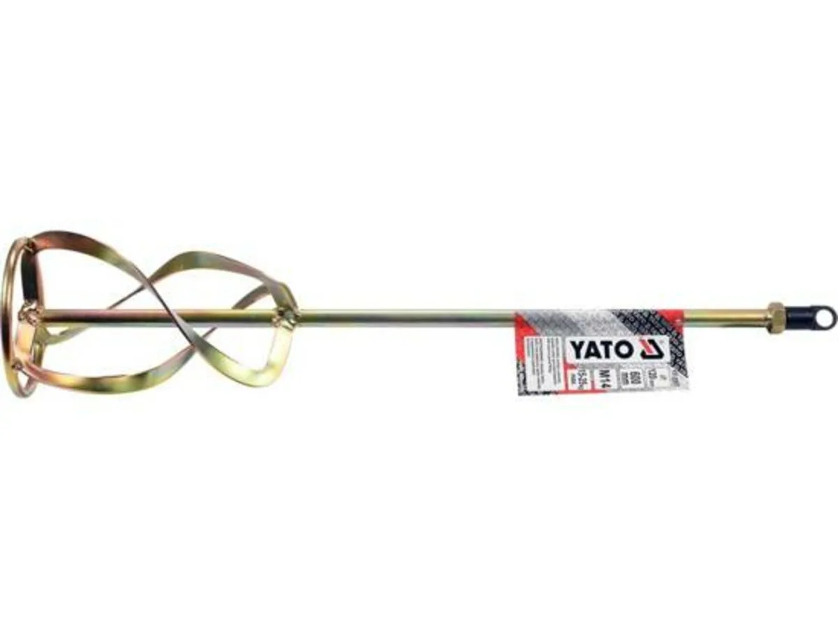 Міксер для буд.сумішей оцинкований: Ø=120×600 мм, М14, 15-25 кг, YATO