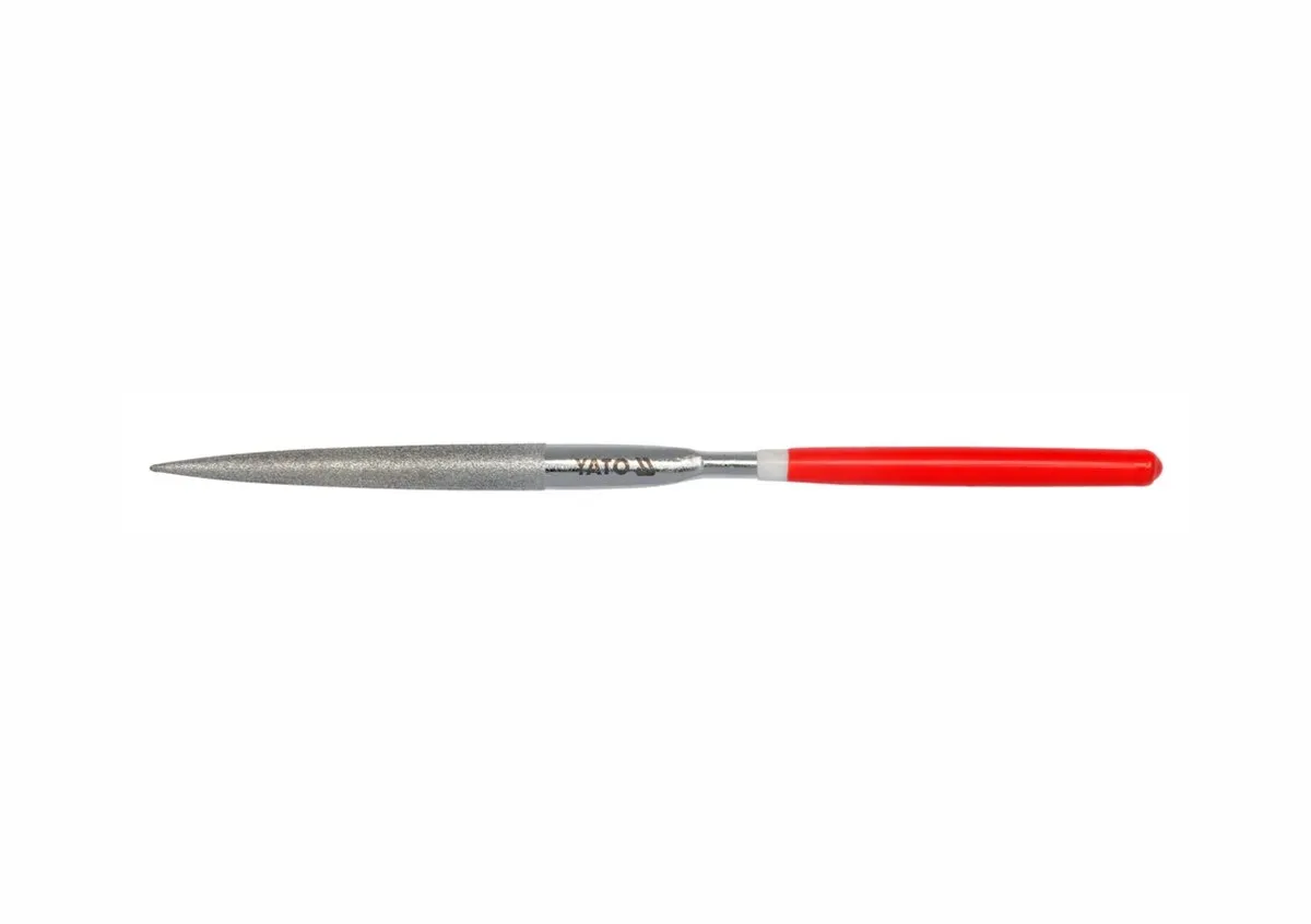 Надфіль алмазний півкруглий, l= 180/70 мм, b= 5 мм, YATO