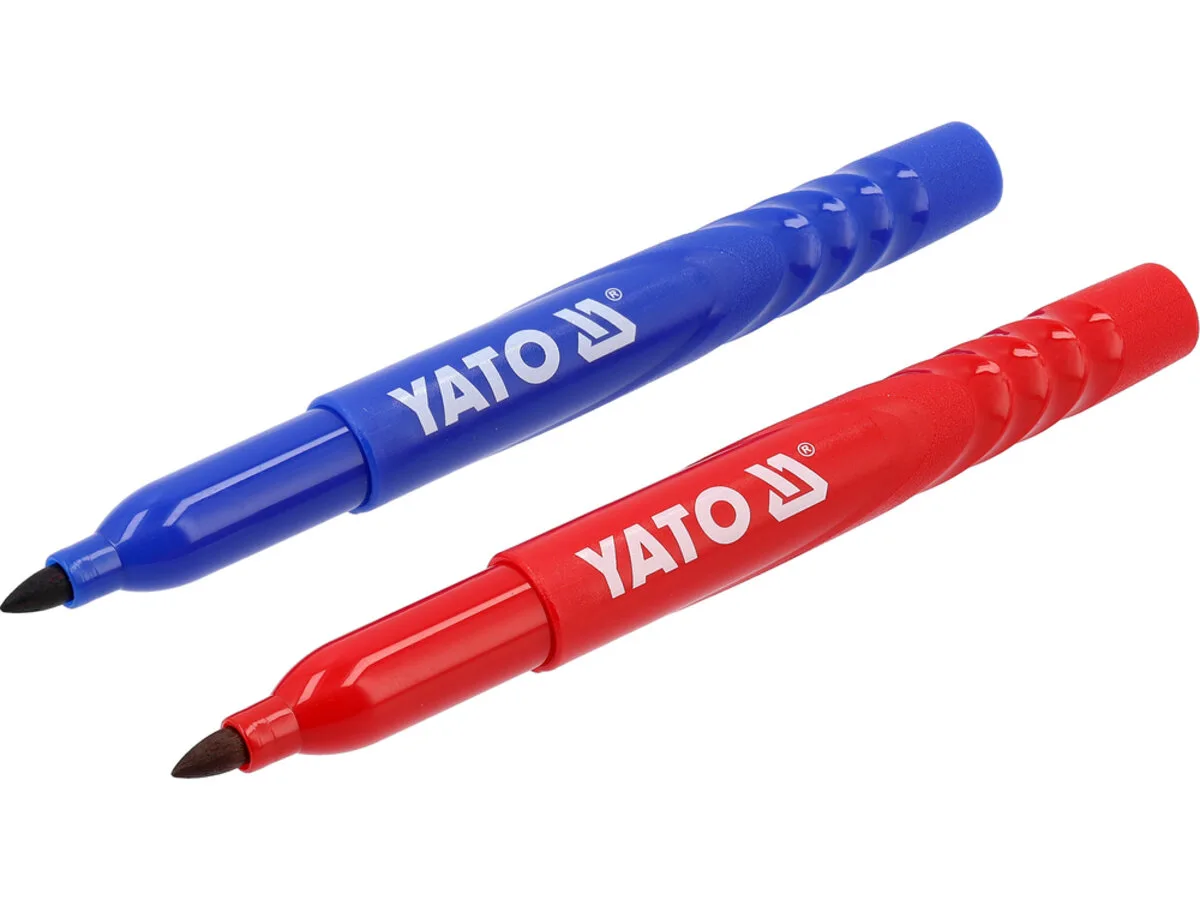 Маркери технічні 2 шт, синій і червоний, YATO