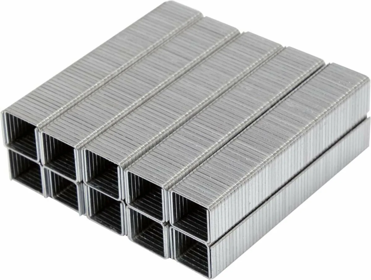Скоби до степлера YT-70020 i YT-70021, h=10 мм, b=11.3 мм, t= 1.2×0,52 мм, уп. 1000 шт., YATO
