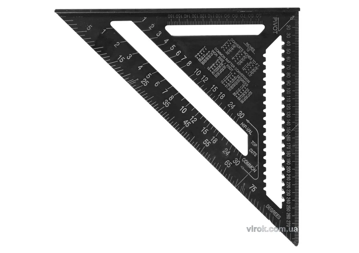 Кутник теслярський алюмінієвий 300 мм, YATO