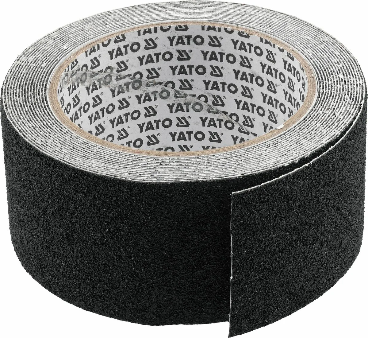 Стрічка протиковзна l= 5 м, w= 50 мм, з ПВХ, чорна в рулоні, YATO
