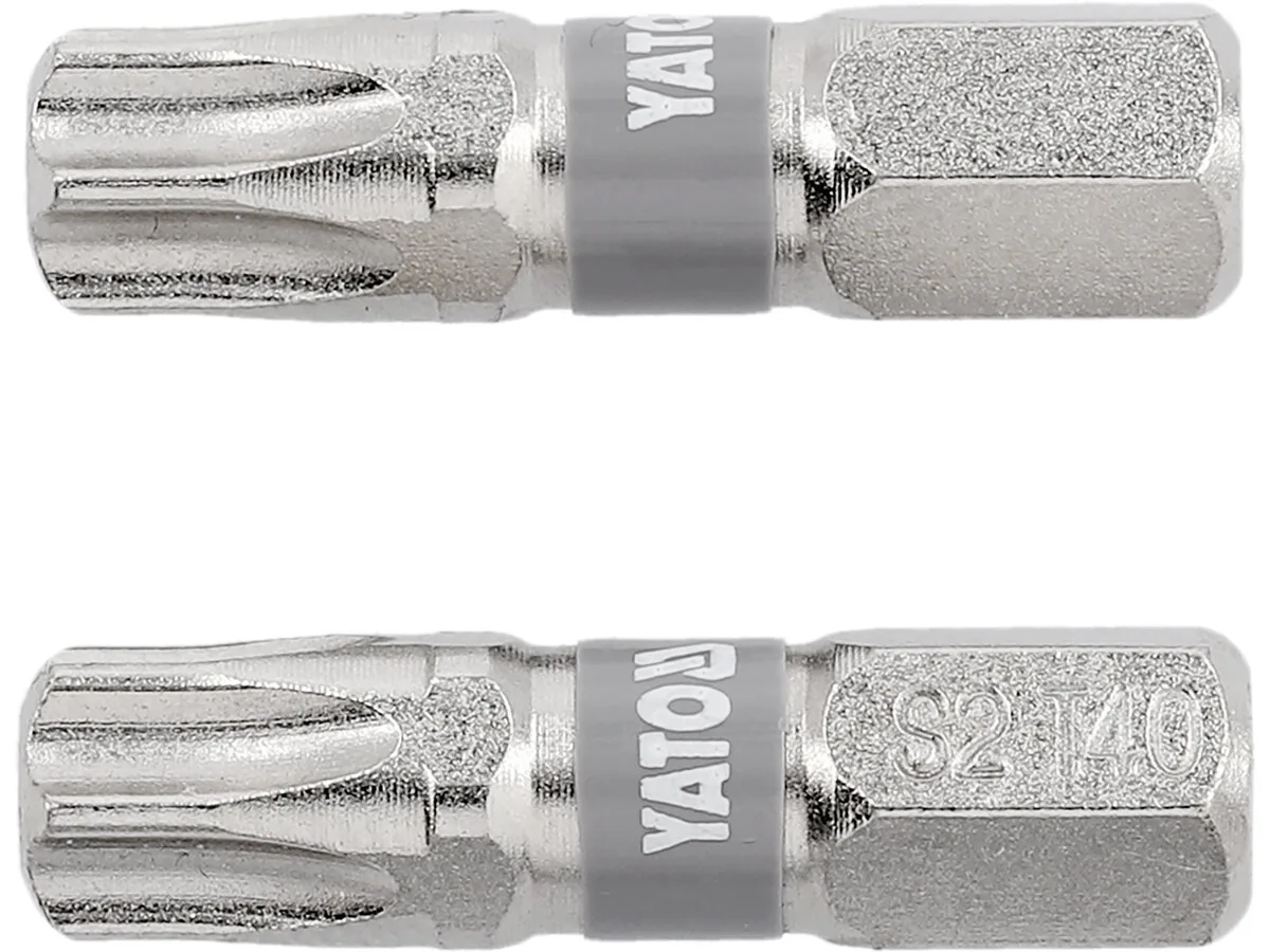Насадка викруткова YATO TORX T40×. HEX 1/4", покрита нікелем