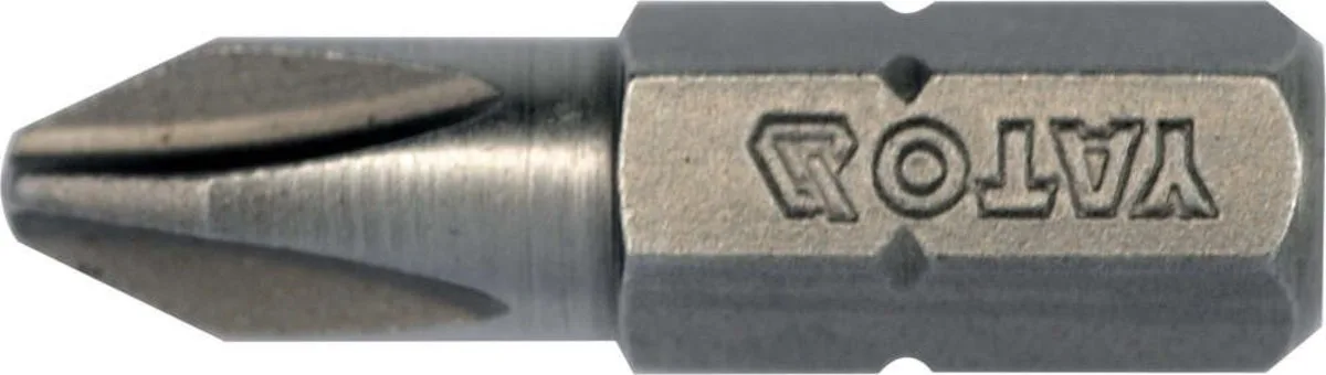 Насадка викруткова YATO: "Philips" PH2×. HEX 1/4". 10 (Уп/Шт