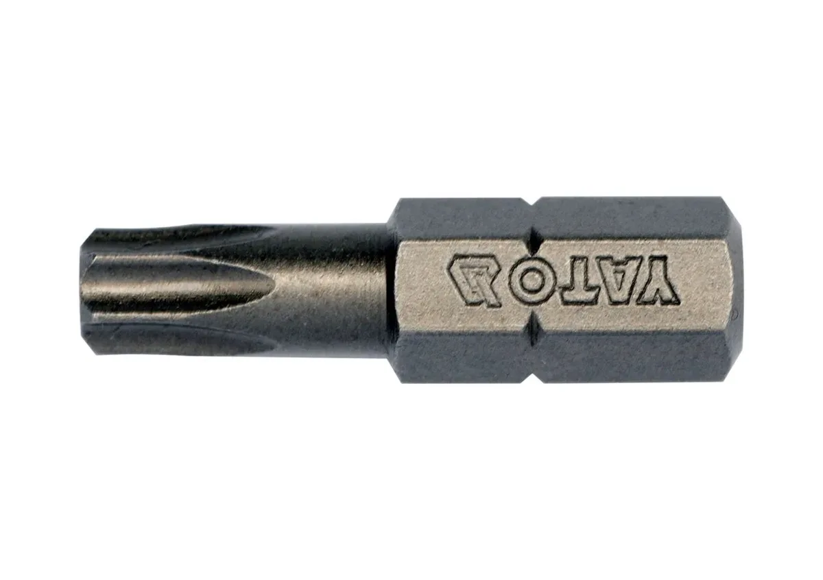 Насадка викруткова: "TORX" T27×25 мм. HEX 1/4". 10 (Уп/Шт.), YATO