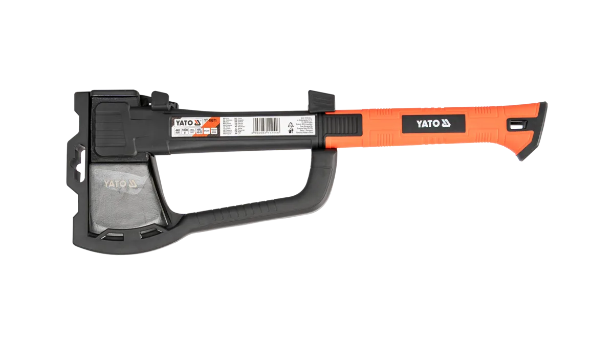 Сокира теслярська: обух m= 1.0 кг, держак з нейлону, YATO