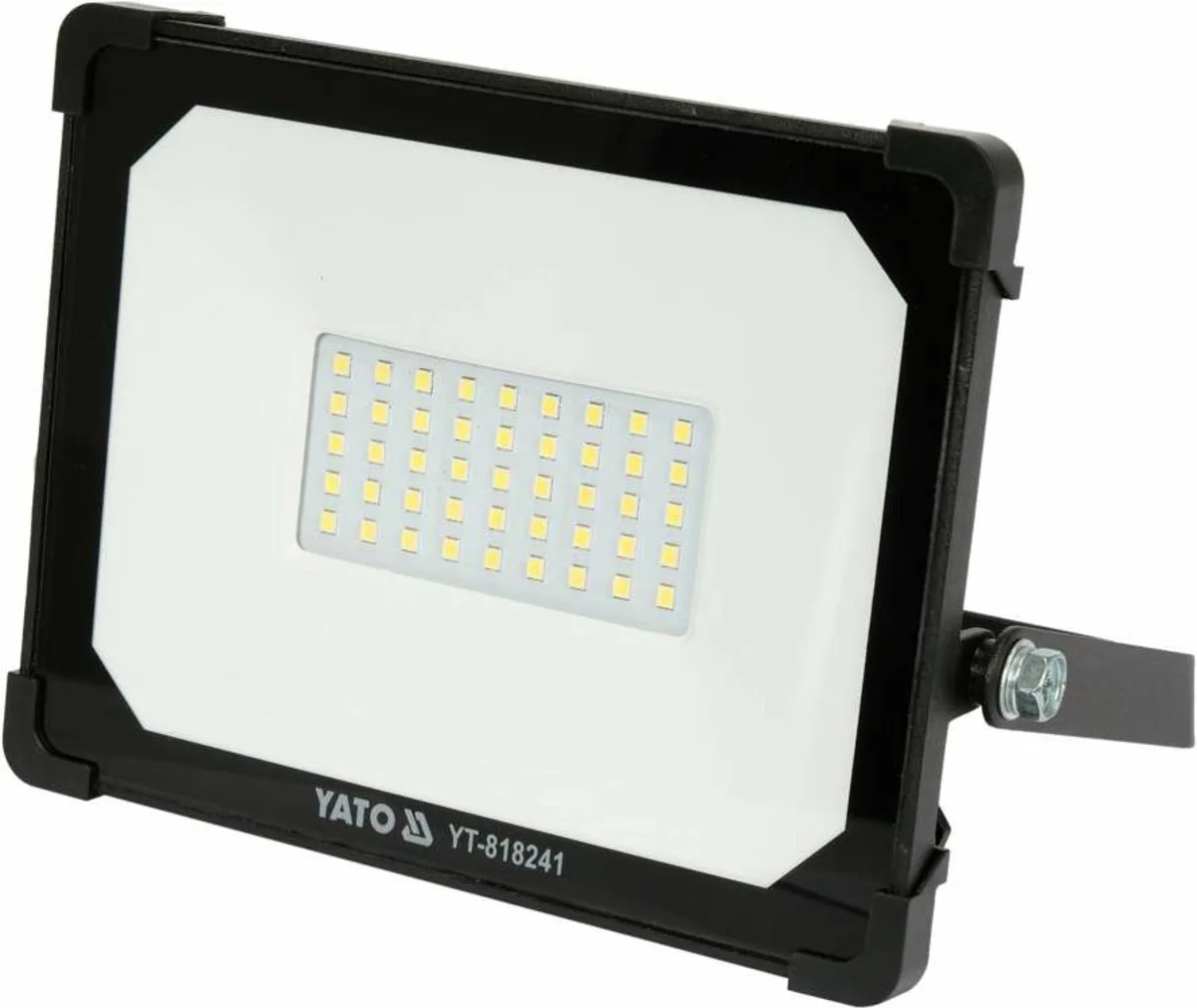 Прожектор з SMD-діодним випромінювачем: 30Вт, 230 В, 2850 Лм, 45 діодів, 181×169.5×32 мм, YATO