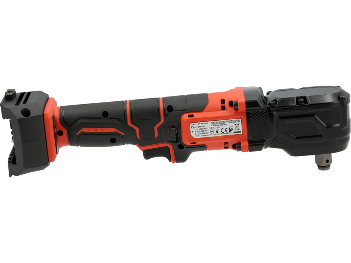 Гайковерт ударний акумуляторний 18 В Li-Ion, квадрат- 1/2", 270 Нм (без акумулятора), YATO