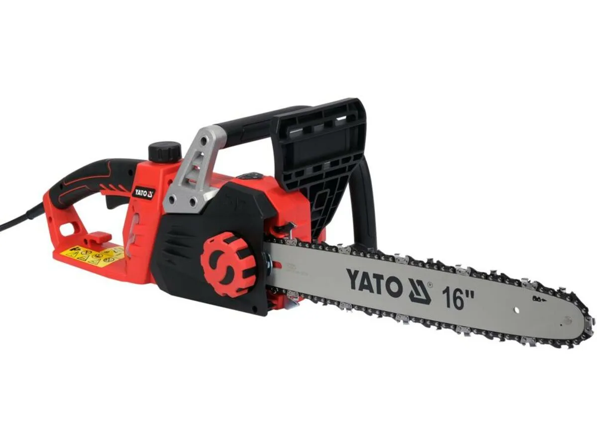 Електропила ланцюгова 2,4 кВт, шина 16"/40 см. 56 ланок, YATO