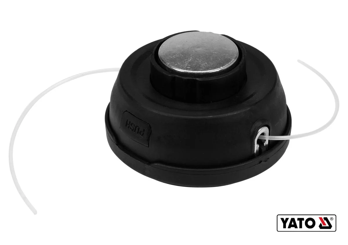 Котушка для жилки до тримера: Ø=2.2-3 мм, M12×1.75 + 4 адаптера, YATO