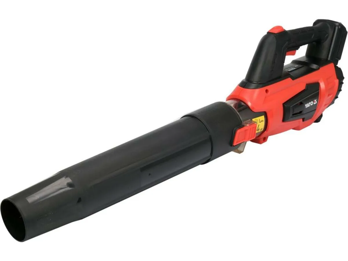 Повітродувка присадибна акумуляторна:Li-Ion 18 V, продуктивність- 400-570 м³/хв(без акумулятора), YATO